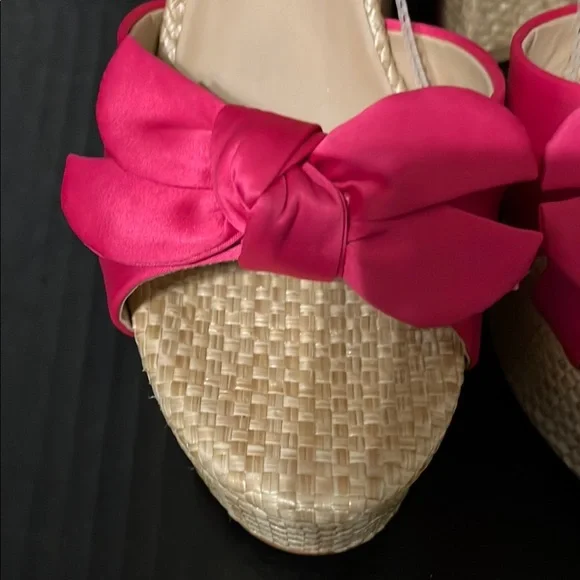 Antonio Melani Pink and Tan Platform Sandals - Picture 3 of 8